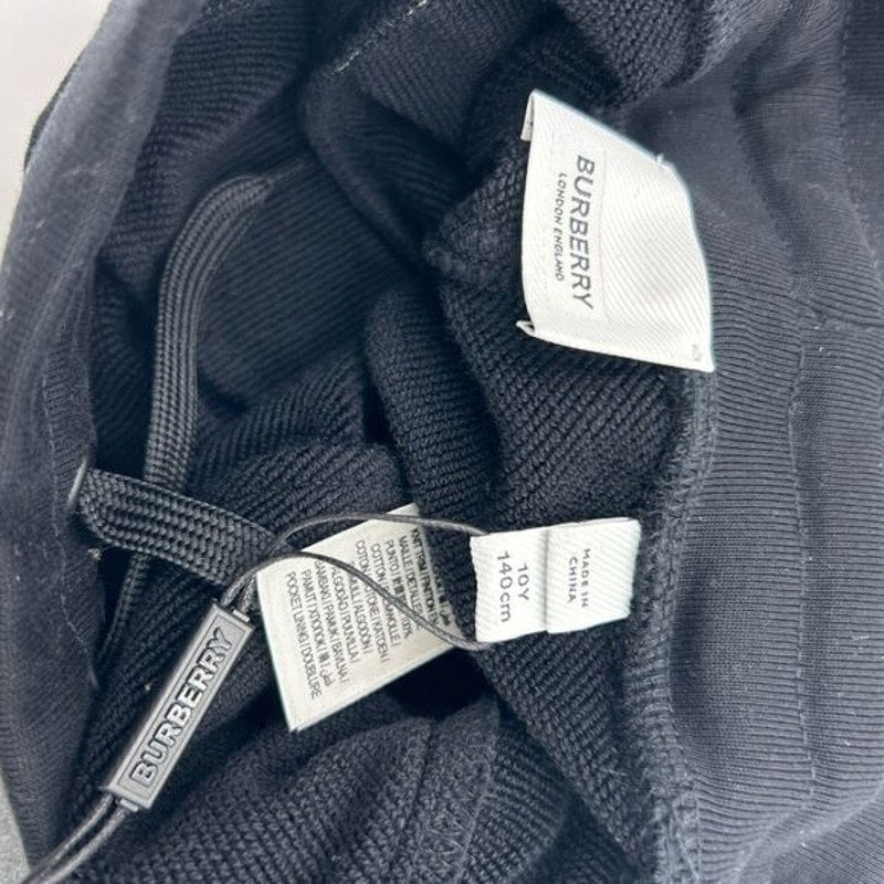 Kids Burberry vintage check 100% cotton sweatpants size 10yr 140cm