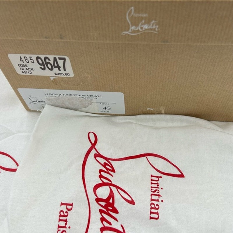 Men's Christian Louboutin, Louis Jr, orloto storm print Leather sneakers size 45