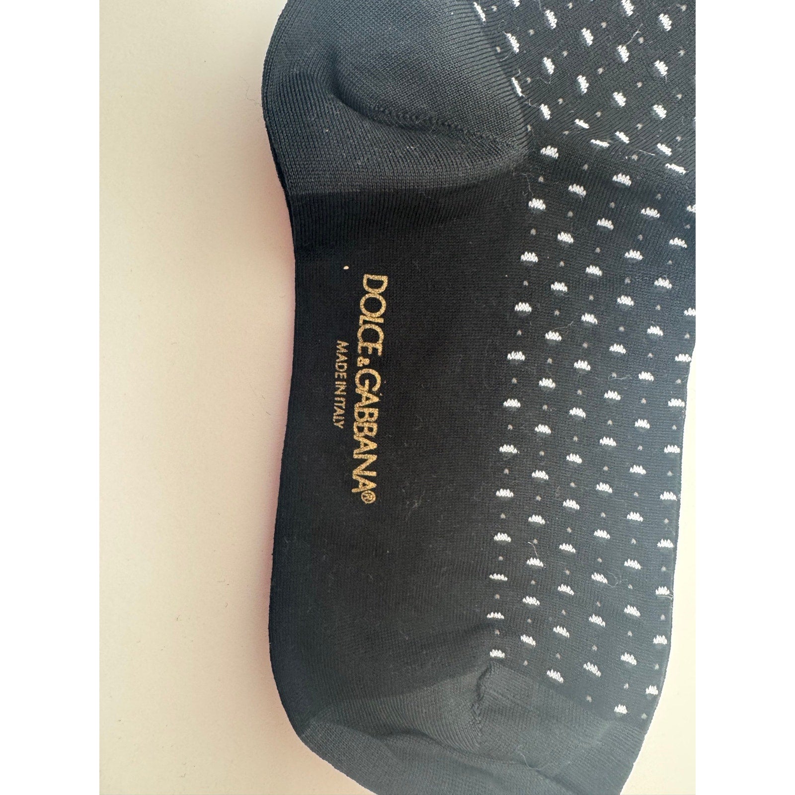Dolce & Gabbana NWT Cotton Blend Dress Socks – Size M – Made in Italy