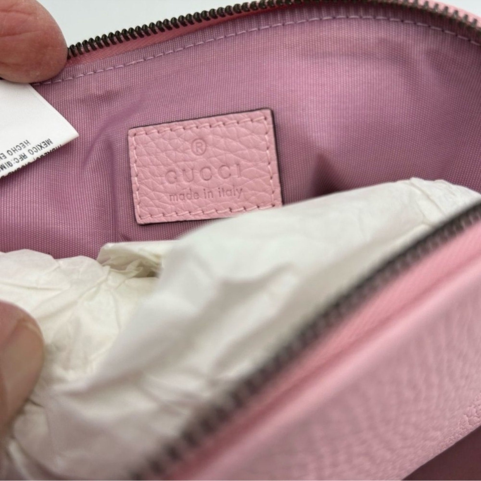 Women's pink Gucci, Marmont GG Beauty/ cosmetic case/second bag Made in Italy