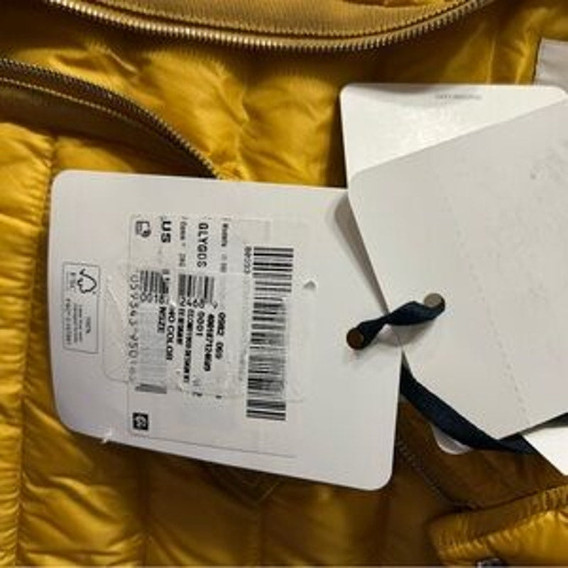 Moncler men's down Quilted Vest cinched waist, and drawstring Tie size 1