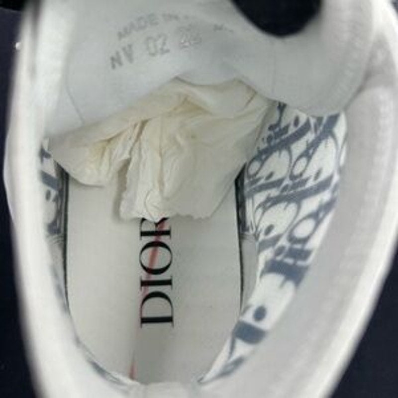 Men's Dior B 23 high top oblique sneakers size 44 made in Italy
