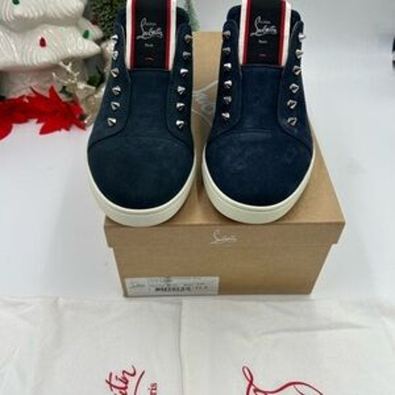 Men's Christian Louboutin F. A. V. Fique slip on sneakers size 41.5 made italy