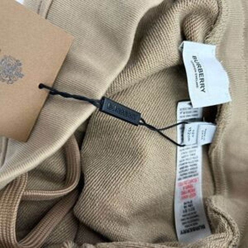 Kids Burberry vintage check 100% cotton sweatpants size 12yr  152cm