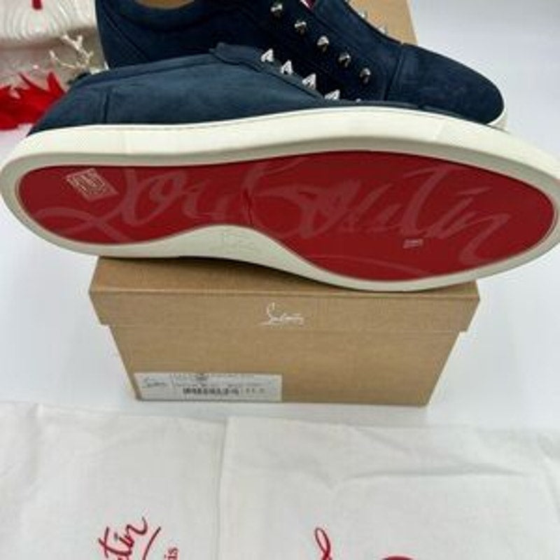 Men's Christian Louboutin F. A. V. Fique slip on sneakers size 41.5 made italy