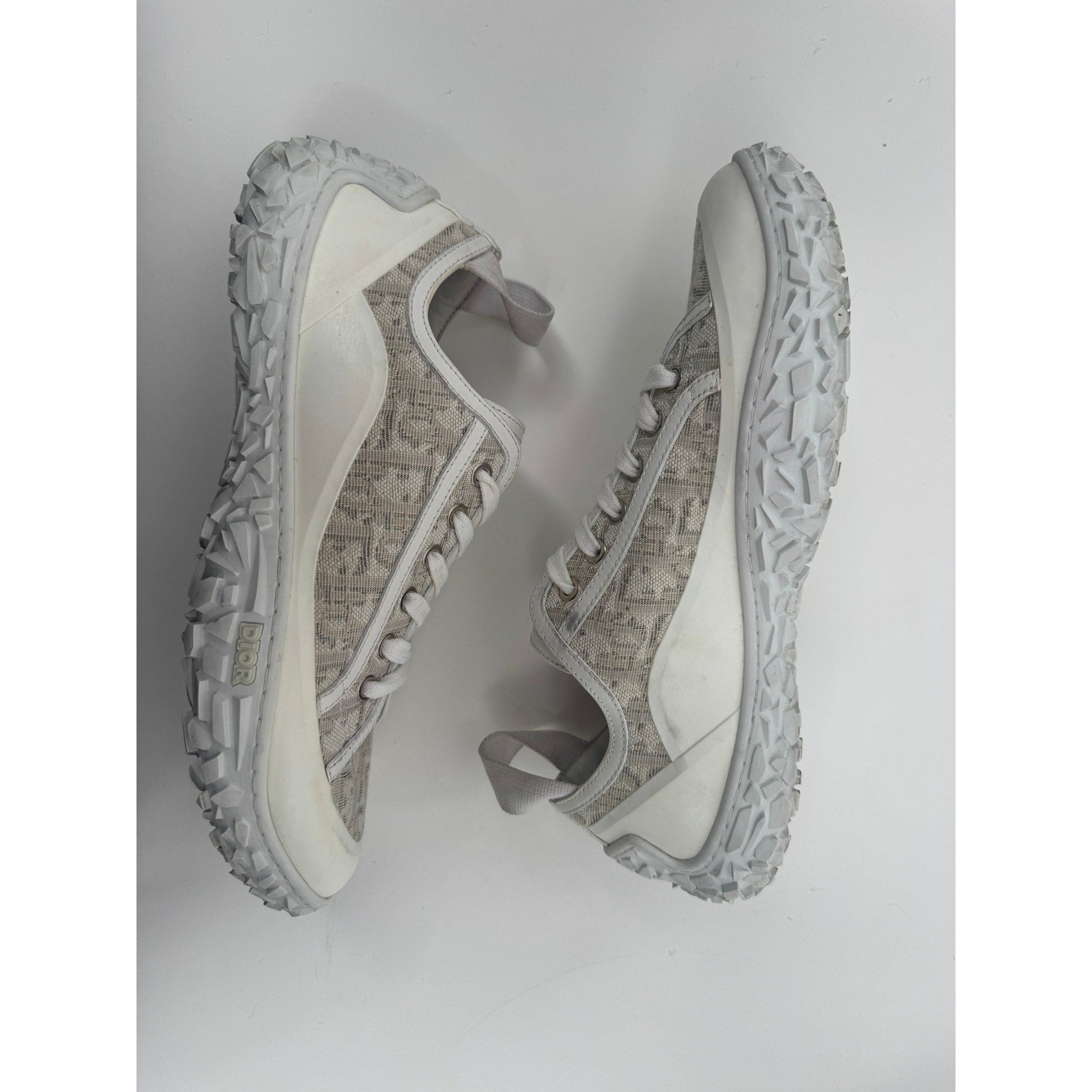 Christian Dior Men's B28 Oblique Low-Top Sneakers Size 41