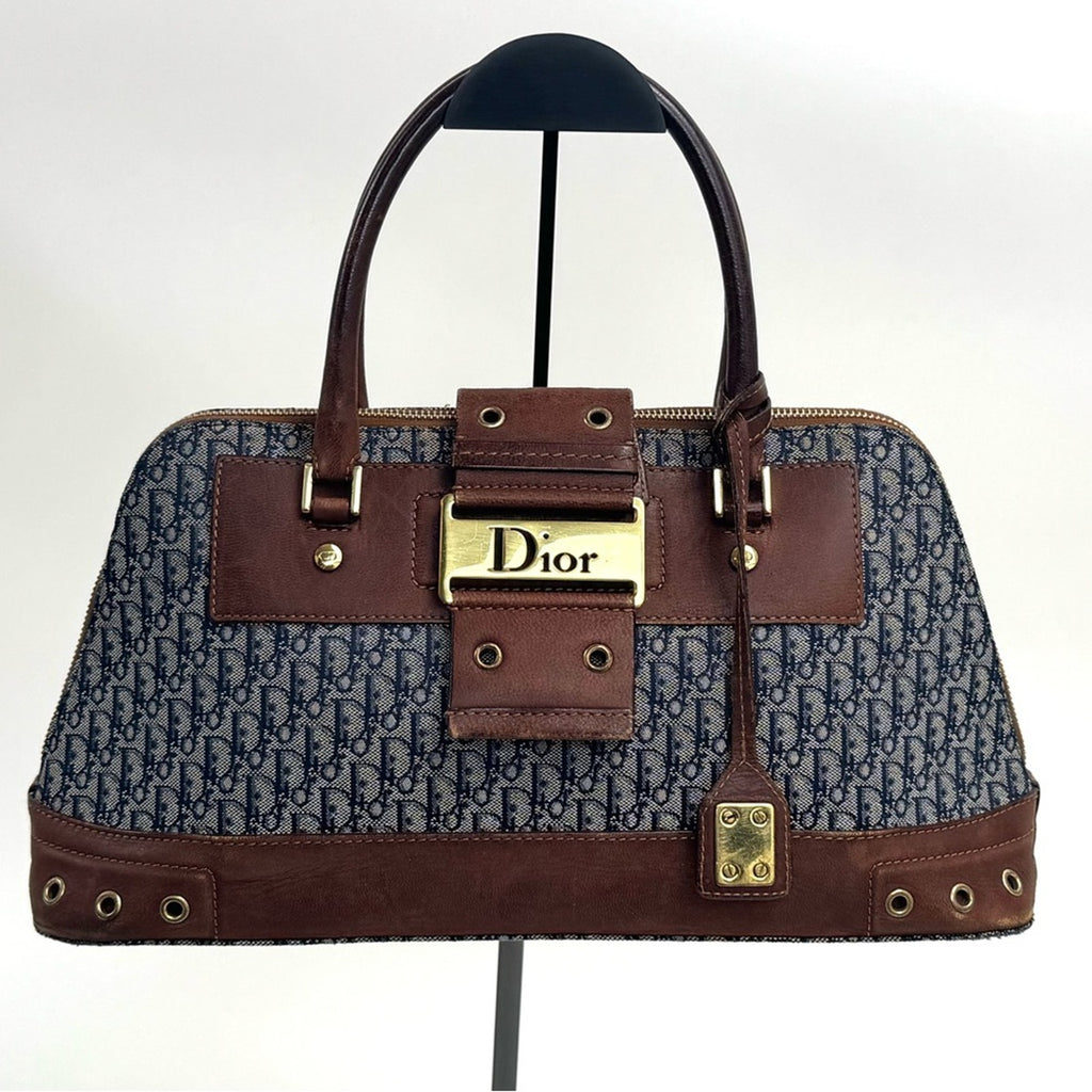 Christian Dior Diorissimo Trotter Canvas Street Chic Dome handbag or Satchel.