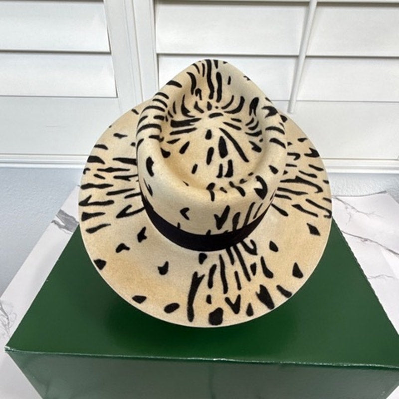 Nick Fouquet “Jaguar Child” Cowboy Hat – Camel Beaver Felt – Size 7 5/8