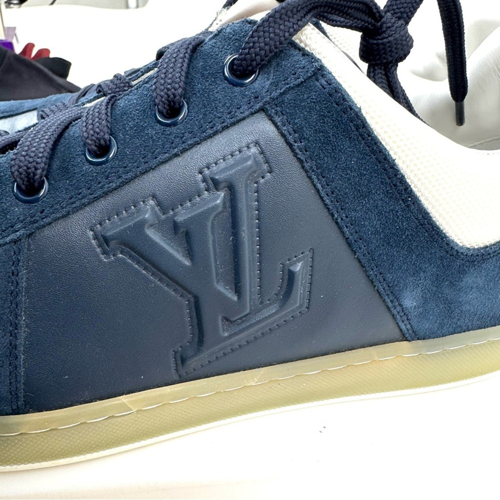 Men’s Louis Vuitton “OFFSHORE”bicolor navy blue LV 8.5 FITS US 9.5, FR 42.5 VNDS