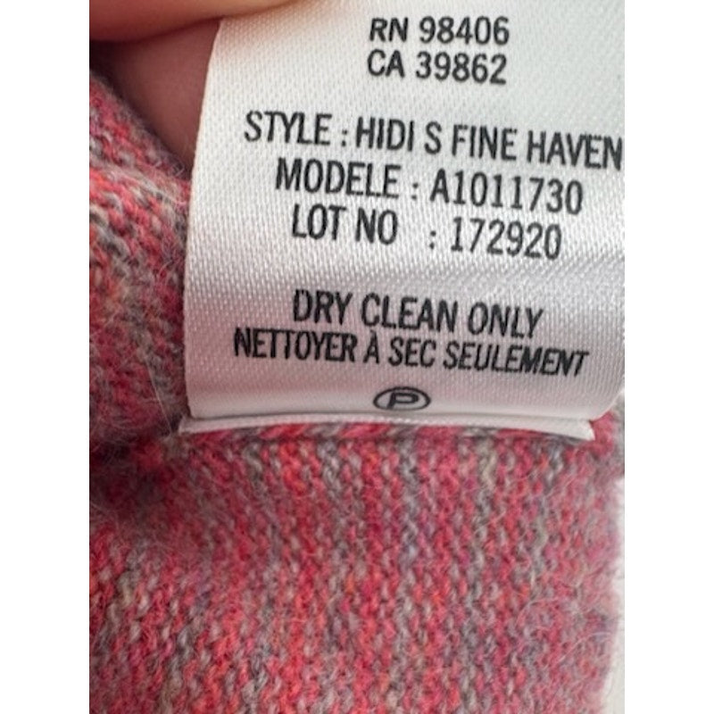 Theory NWT Pink Hidi Fine Haven Wool Cashmere Sweater Size M