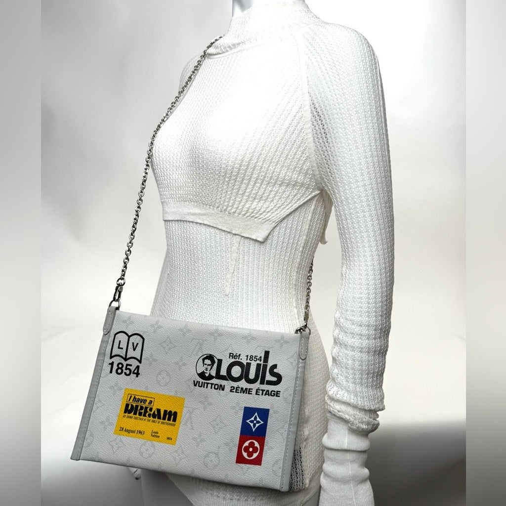 Louis Vuitton x Virgil Abloh (RIP)Spec. Ed/Grey,MLK, reference to I Had A Dream