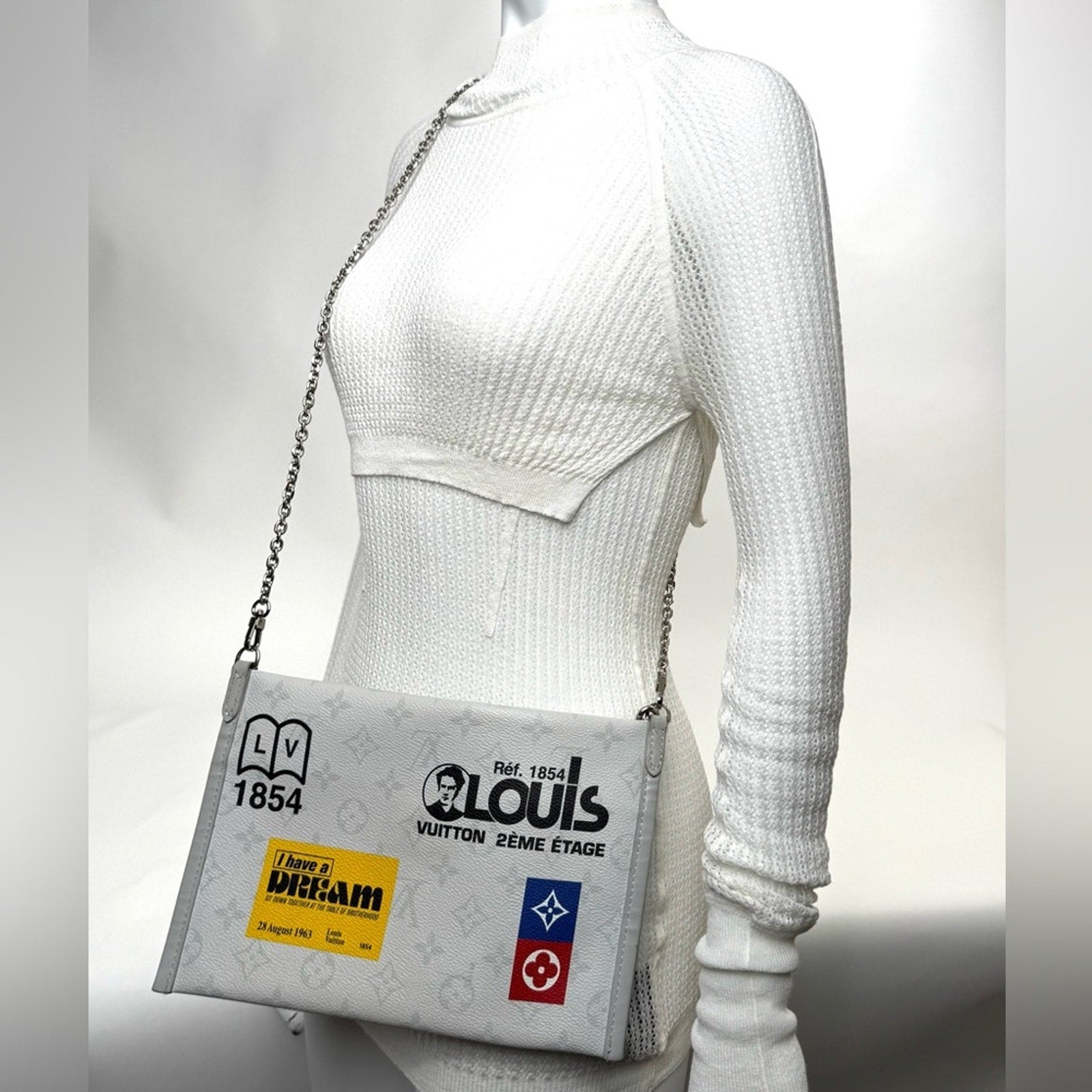 Louis Vuitton x Virgil Abloh (RIP)Spec. Ed/Grey,MLK, reference to I Had A Dream