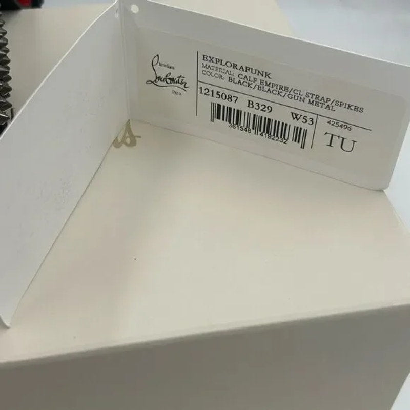 Christian Louboutin explorafunk key ring studded Crossbody bag made in Italy