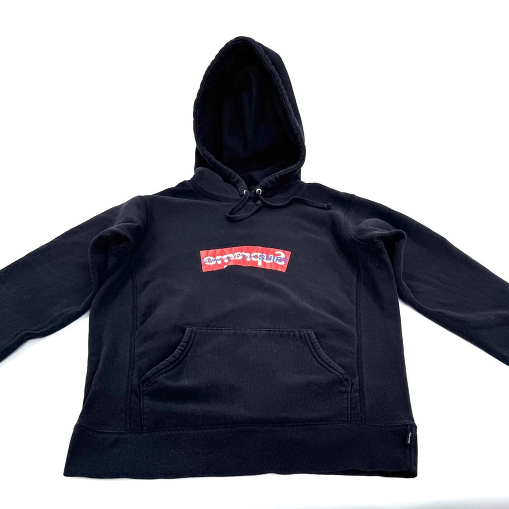 Supreme x Commes De Garçon box hoodie, Men’s medium/ W Large, heavyweight cotton