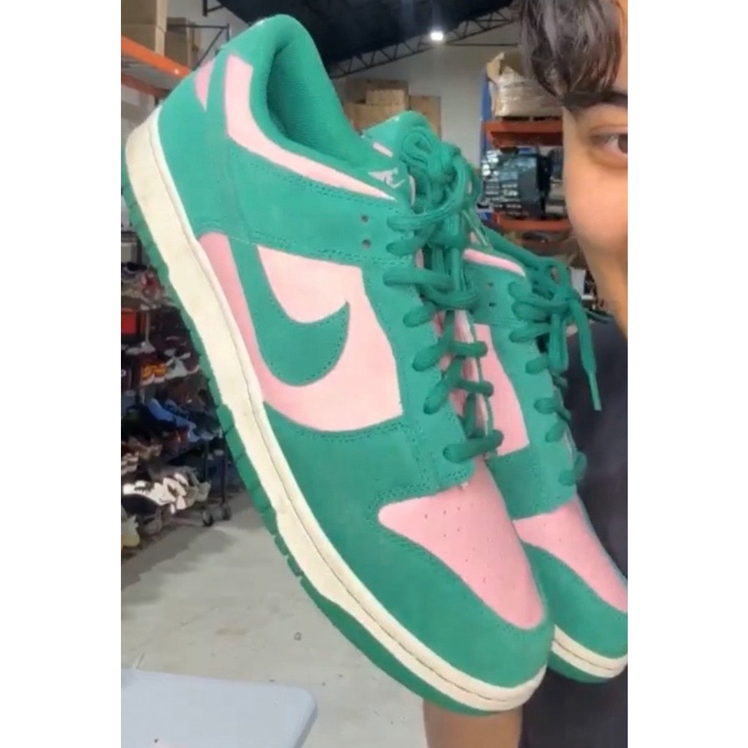 DS NIKE DUNK LOW RETRO SE KERMIT /EASTER /HONEYDEW PINK SNEAKERS 14 FZ0549-600