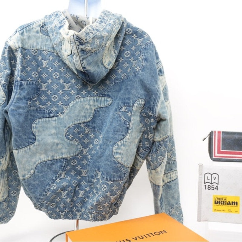 Louis Vuitton x Nigo Monogram Patchwork Denim Hoodie NWT’s size XL