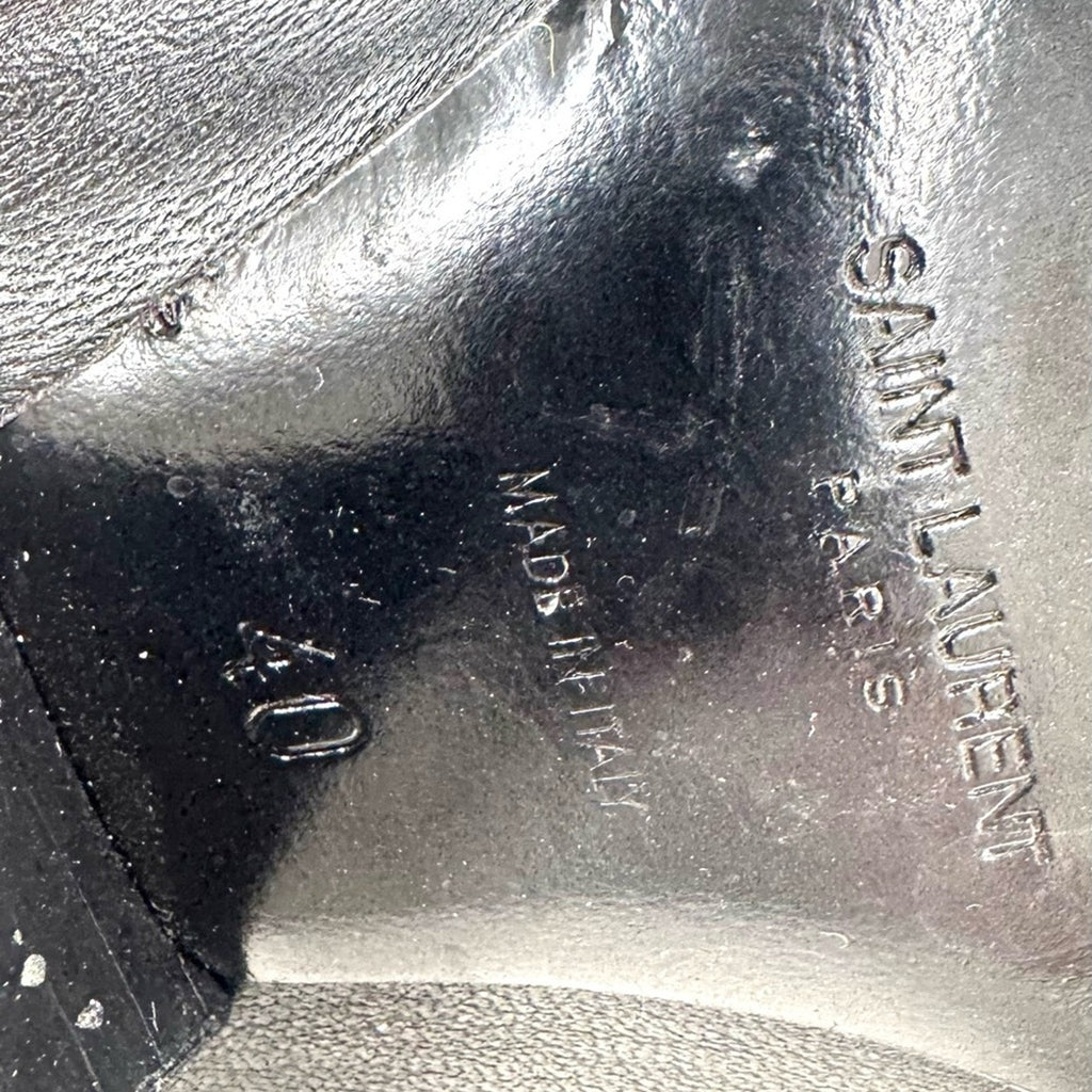 YSL Niki boots in black Size 40, These are the Double Flap bag of the YSL Shoe