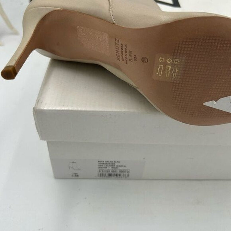 Women’s Schutz leather ankle boots size 8.5 made in Brazil