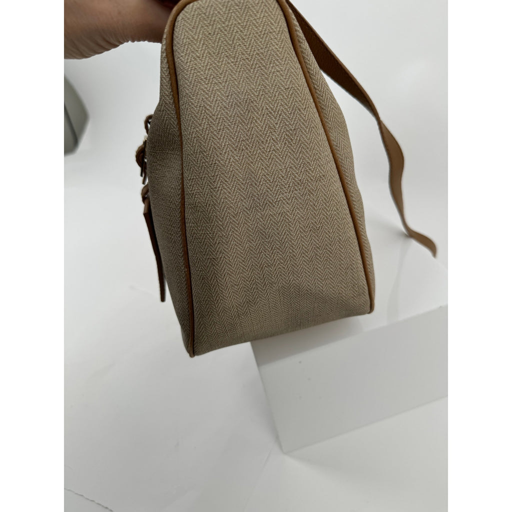 Bulgari Speedy Type Bag With Long Strap With Matching Trifold Wallet