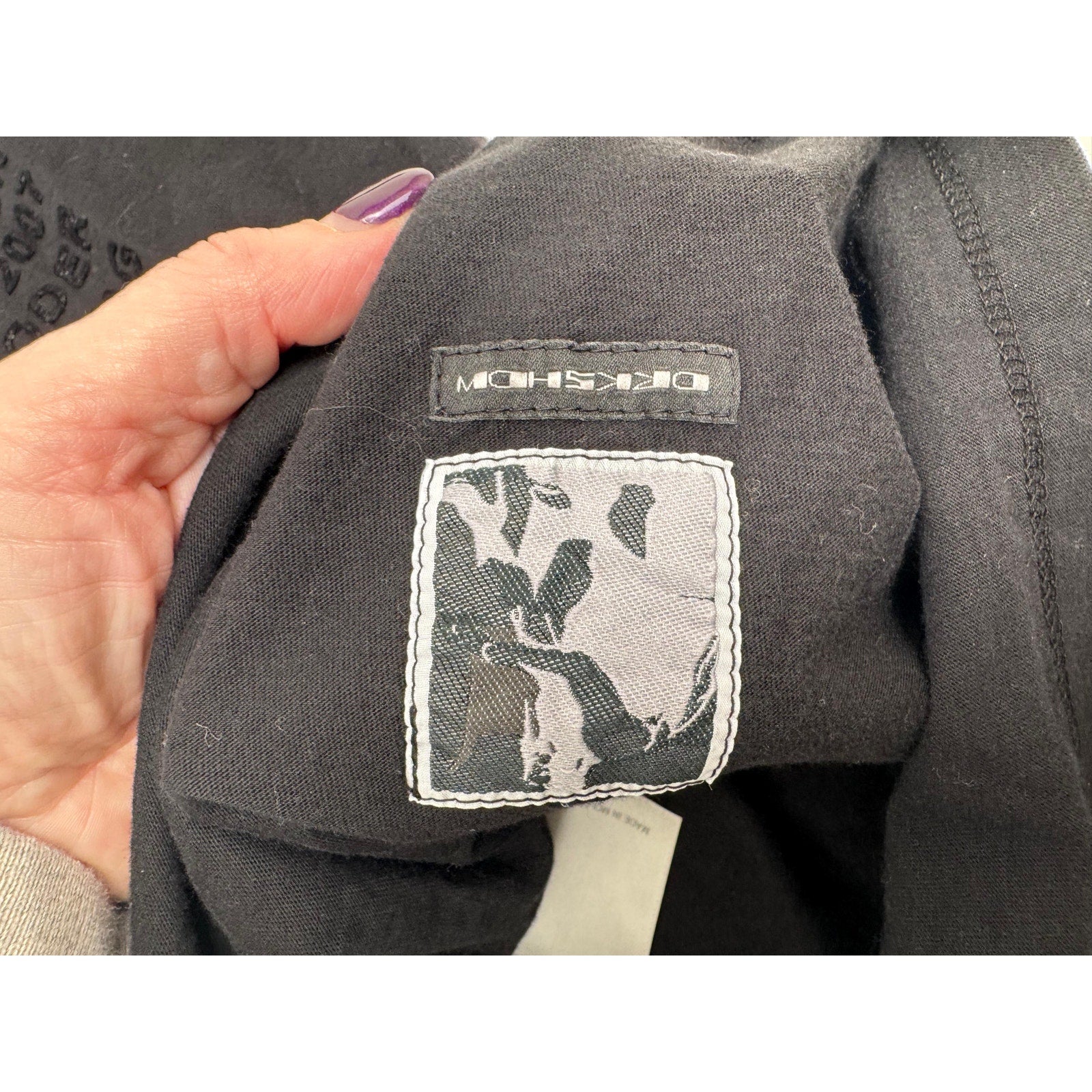 Mens Rick Owens Collection History Print Tee - One Size - FW20 Performa Archive List