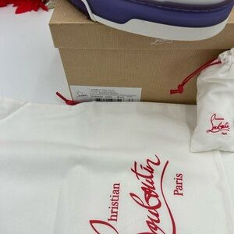 Men's Christian Louboutin ASTROLOUBI Leather/suede low top sneakers size 43