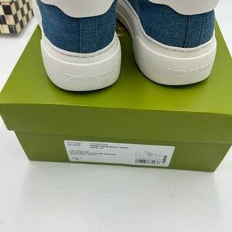Women's Tory Burch platform denim sneakers size 8 US
