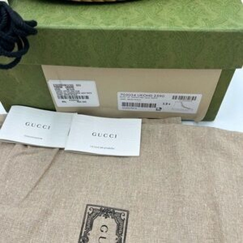 Men's Gucci, maxi GG high top canvas sneakers size 12.5 made in Spain