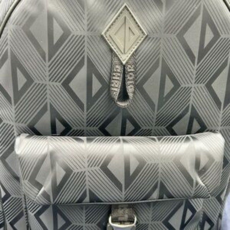 Dior Diamond dark black backpack made in Italy NWT