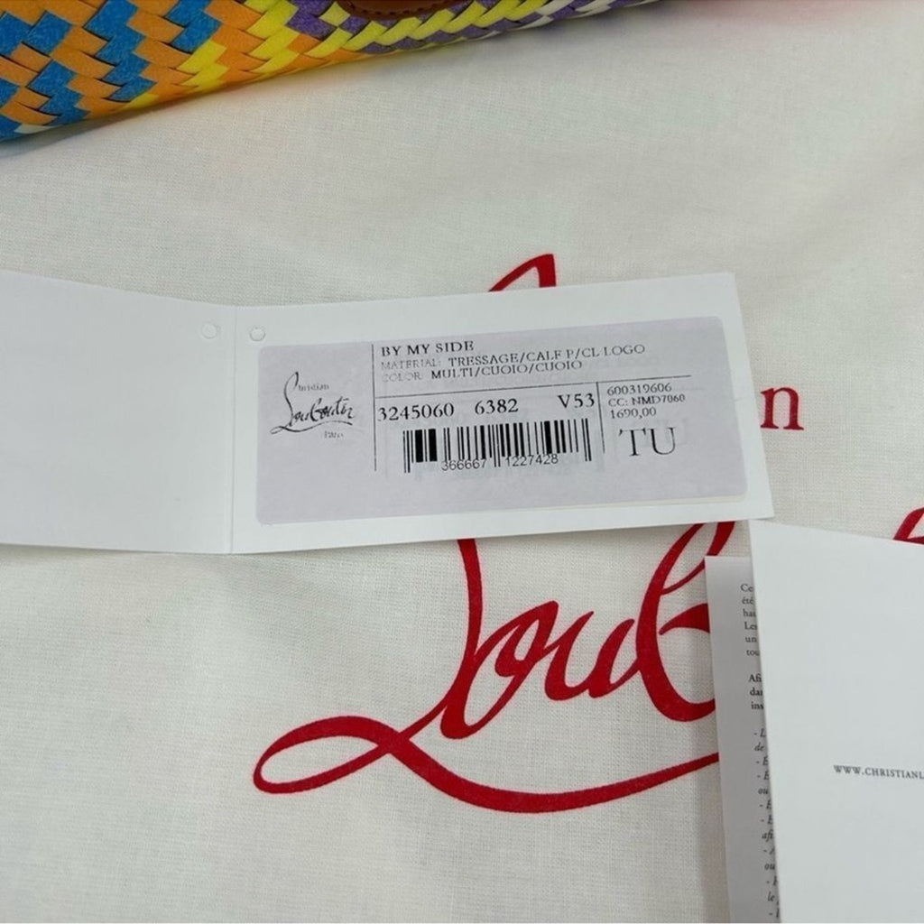 Women's Christian Louboutin side-by-side tote with removable pouch
Made in Italy