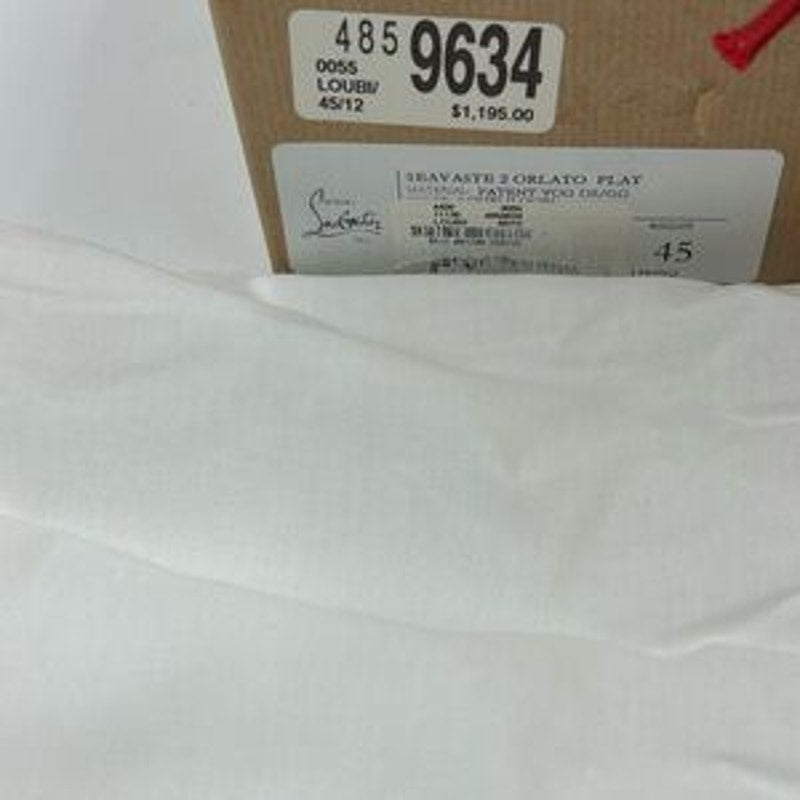 Men's Christian Louboutin SEAVASTE orlato flat sneakers size 45 made in Italy