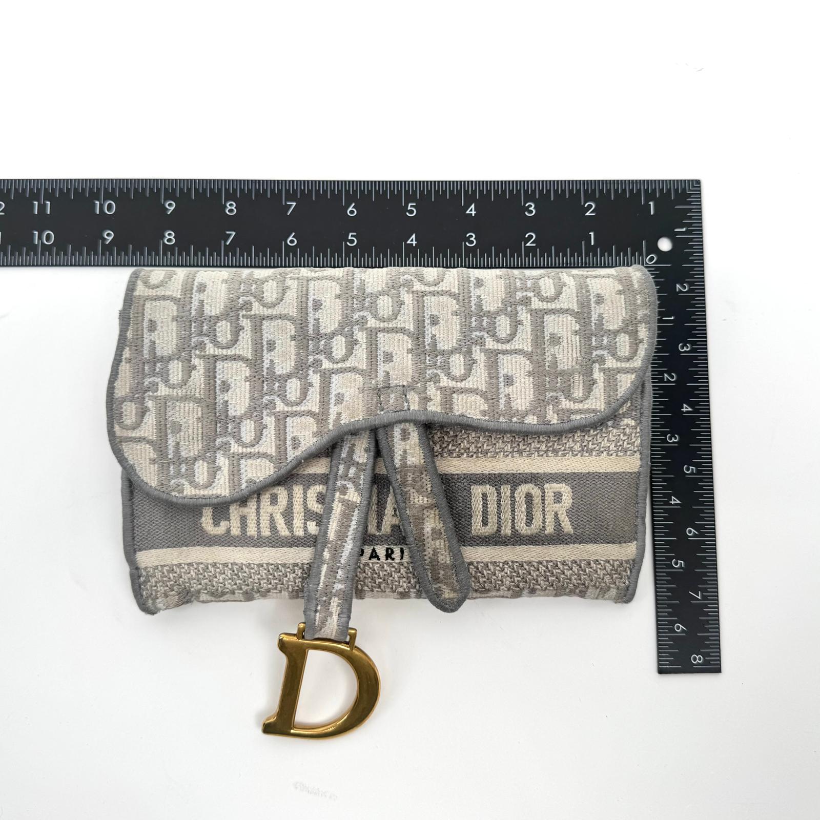 Women's Dior Saddle Grey Belt Bag