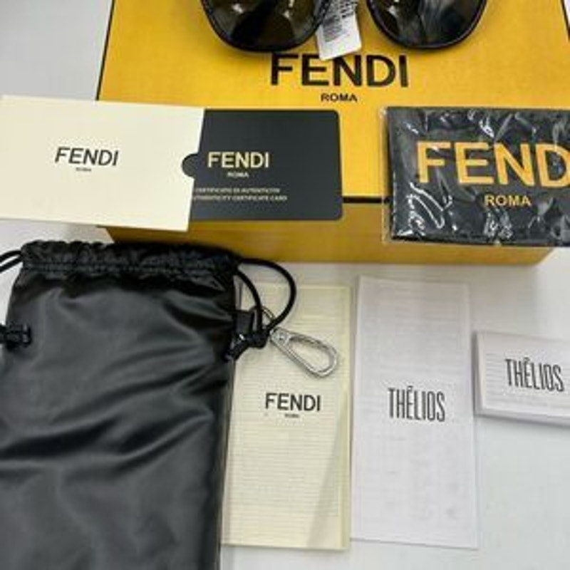 Unisex Fendi cat eye sunglasses made in Italy NWT