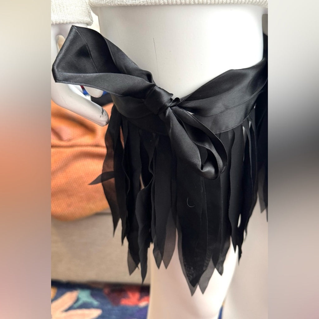 Woolford UNiQUE ribbon&chiffon tye accessory(2) upper thigh/necklace/belt/choker