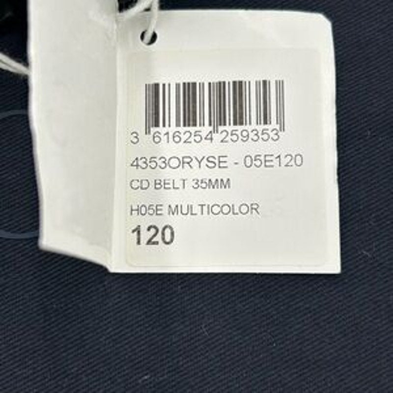 Men's Dior oblique jacquard reversible belt size 120 cm/46 inches made in Italy