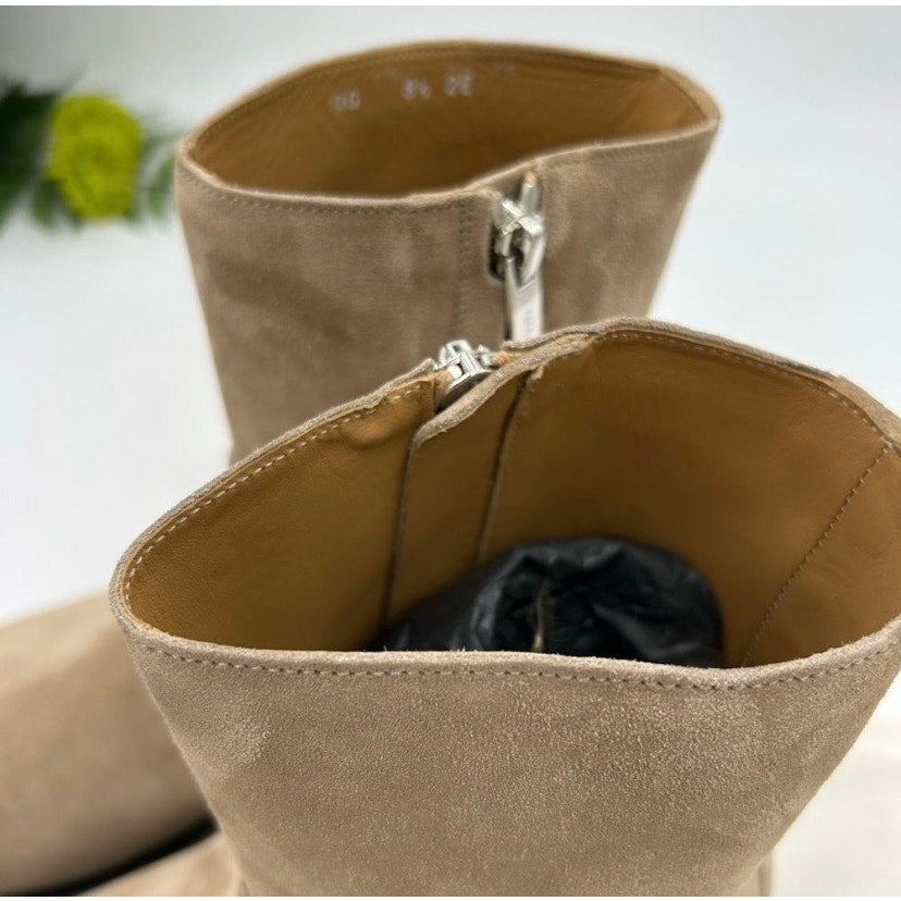 Men’s Salvatore Ferragamo suede Gerald ankle boots size 8.5 EE made in Italy