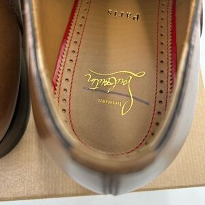 Men's Christian Louboutin greggo patina Leather Oxford size 41.5 made in Italy