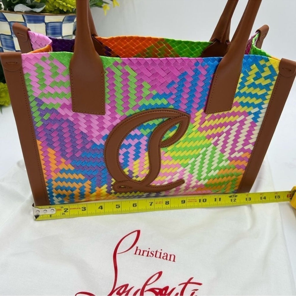 Women's Christian Louboutin side-by-side tote with removable pouch
Made in Italy