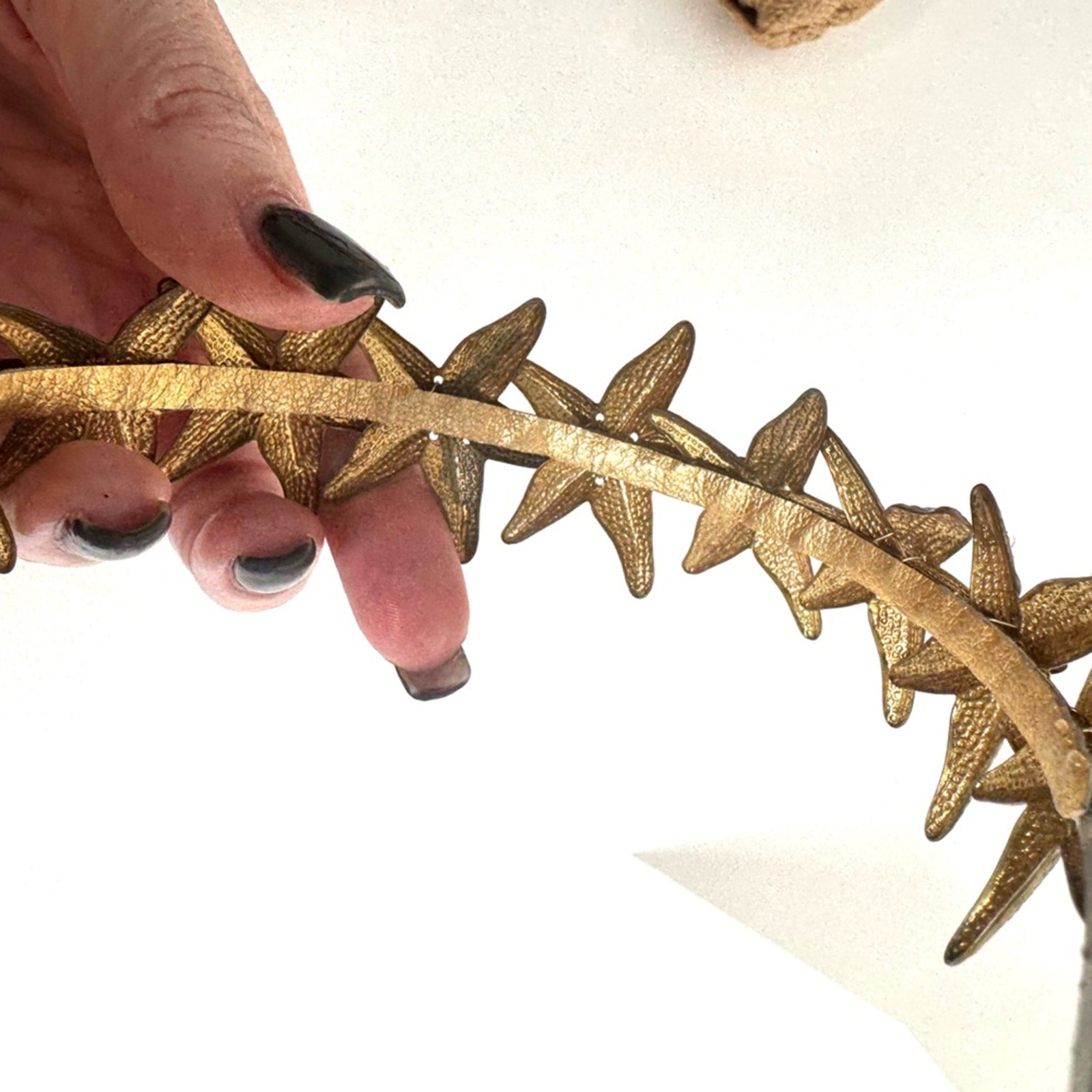 Eugenia Kim RARE HAND CAST bronze STARFISH headband bought at Henri Bendel, NYC