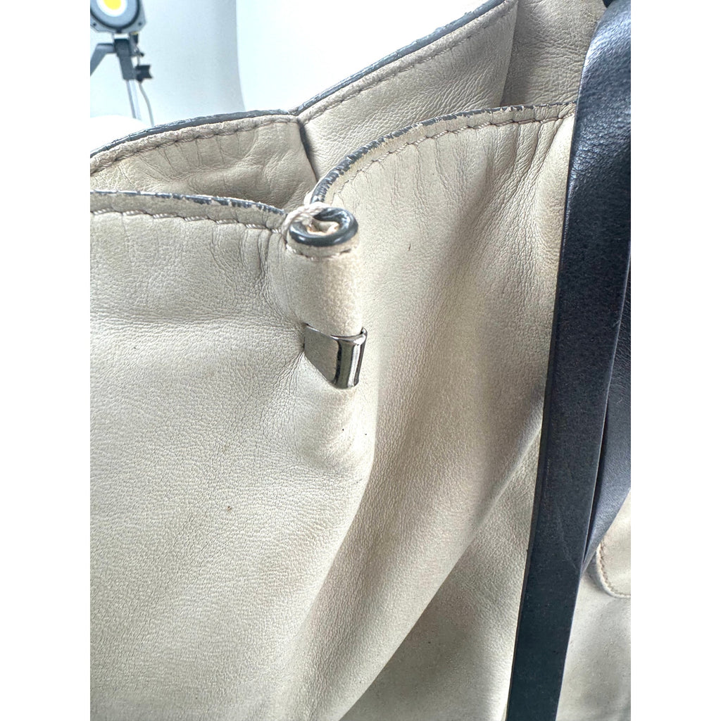 Chloe Cream Suede Leather Hobo Bag