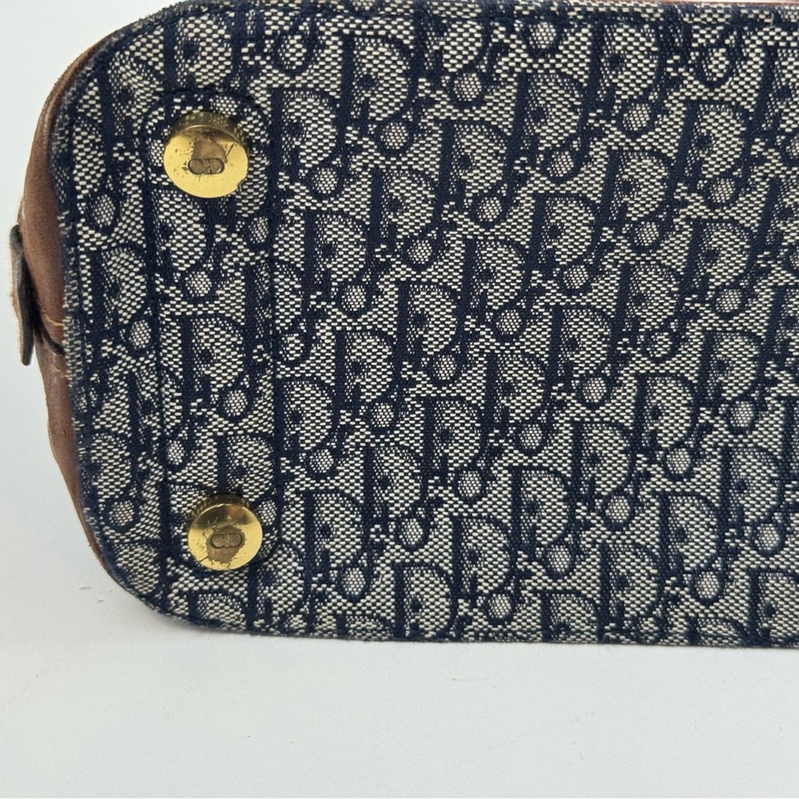 Christian Dior Diorissimo Trotter Canvas Street Chic Dome handbag or Satchel.