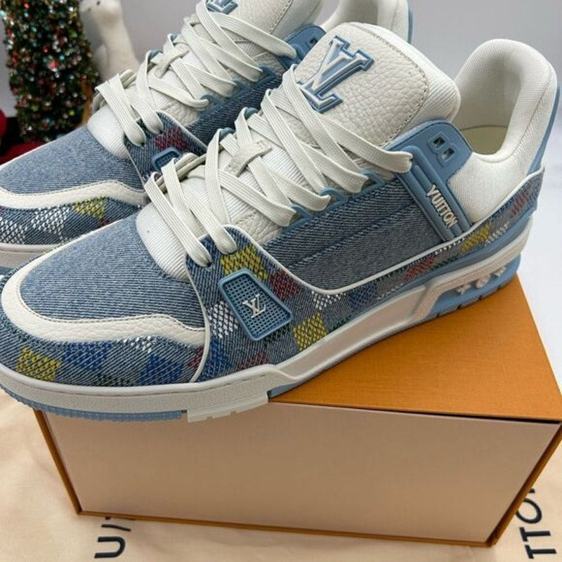 Men’s Louis Vuitton X Murakami trainer sneakers size 11 fits 12 US made Italy