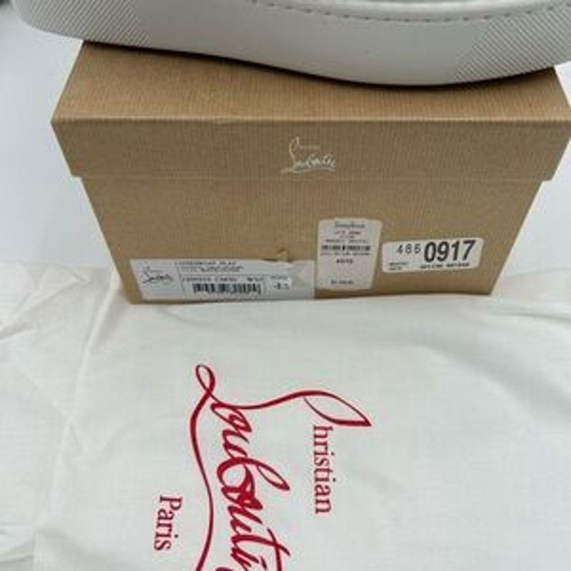 Men's Christian Louboutin spike boat slip on sneaker size 43 made in Italy