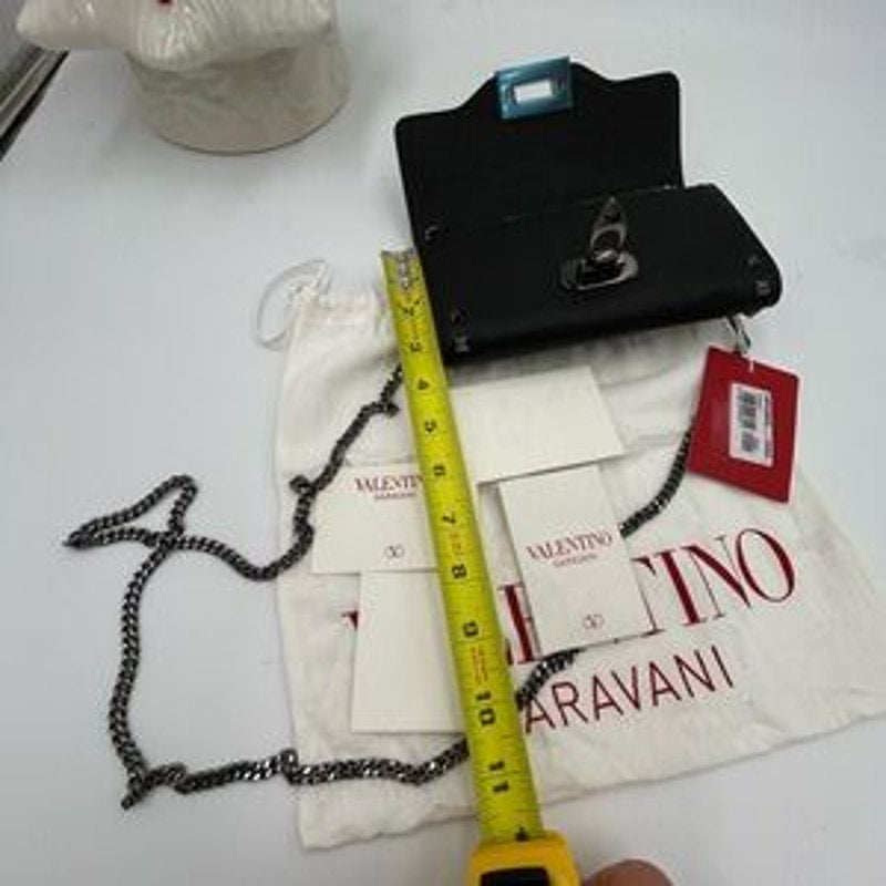 Women's Valentino Garavani rock stud, wallet on a chain made in Italy