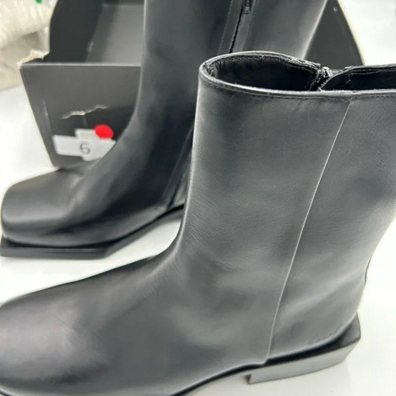 Men's SUNNI SUNNI Reese block heel boots size 9, made in Portugal