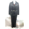 Versace Jeans Couture Women's Black Jacket and Pants Pantsuit with Belt – Size M