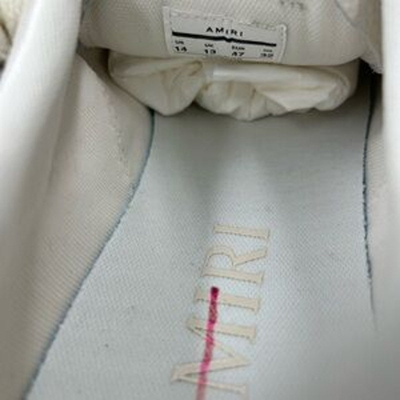 Men's Amiri pacific suede low top sneaker in Burch size 47