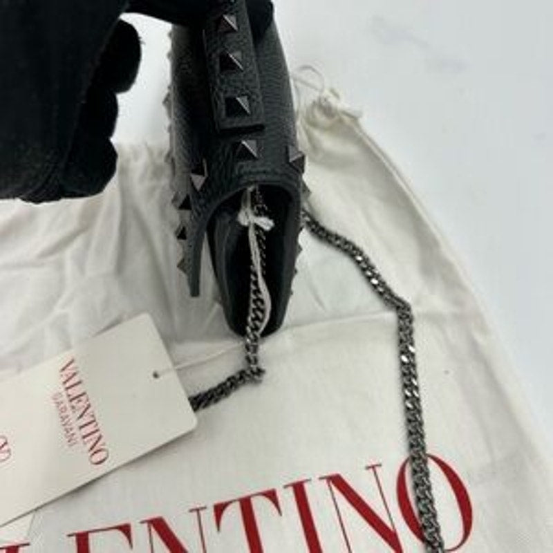 Women's Valentino Garavani rock stud, wallet on a chain made in Italy