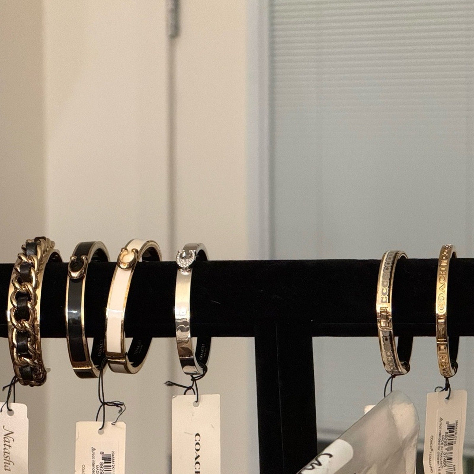 6 Coach NWT’s(each $98)& a bonus Chanel style cuff also NWT’s bundle price $399