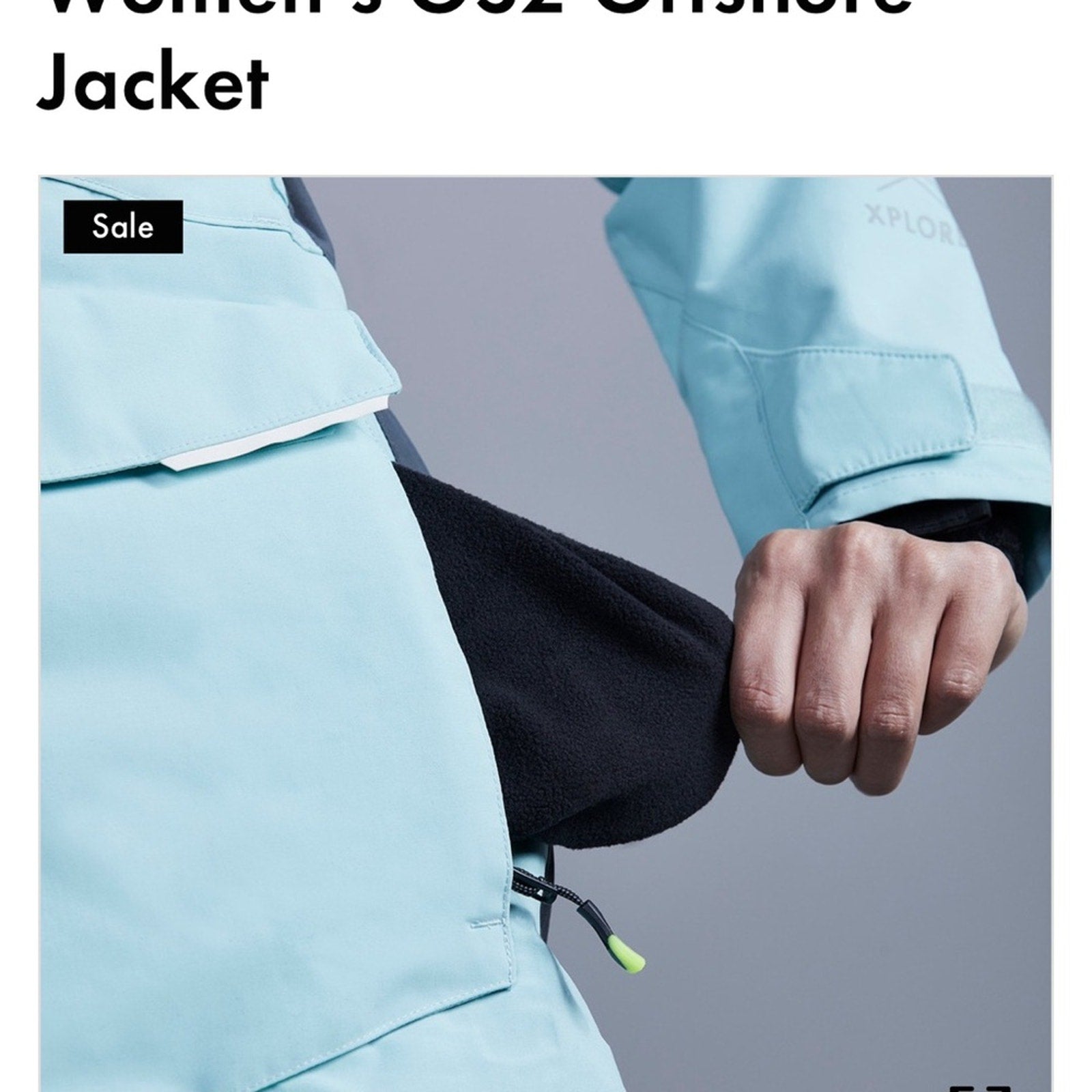 Gill Marine Women's OS2 Offshore Jacket NWOT’s Size 12 Eggshell