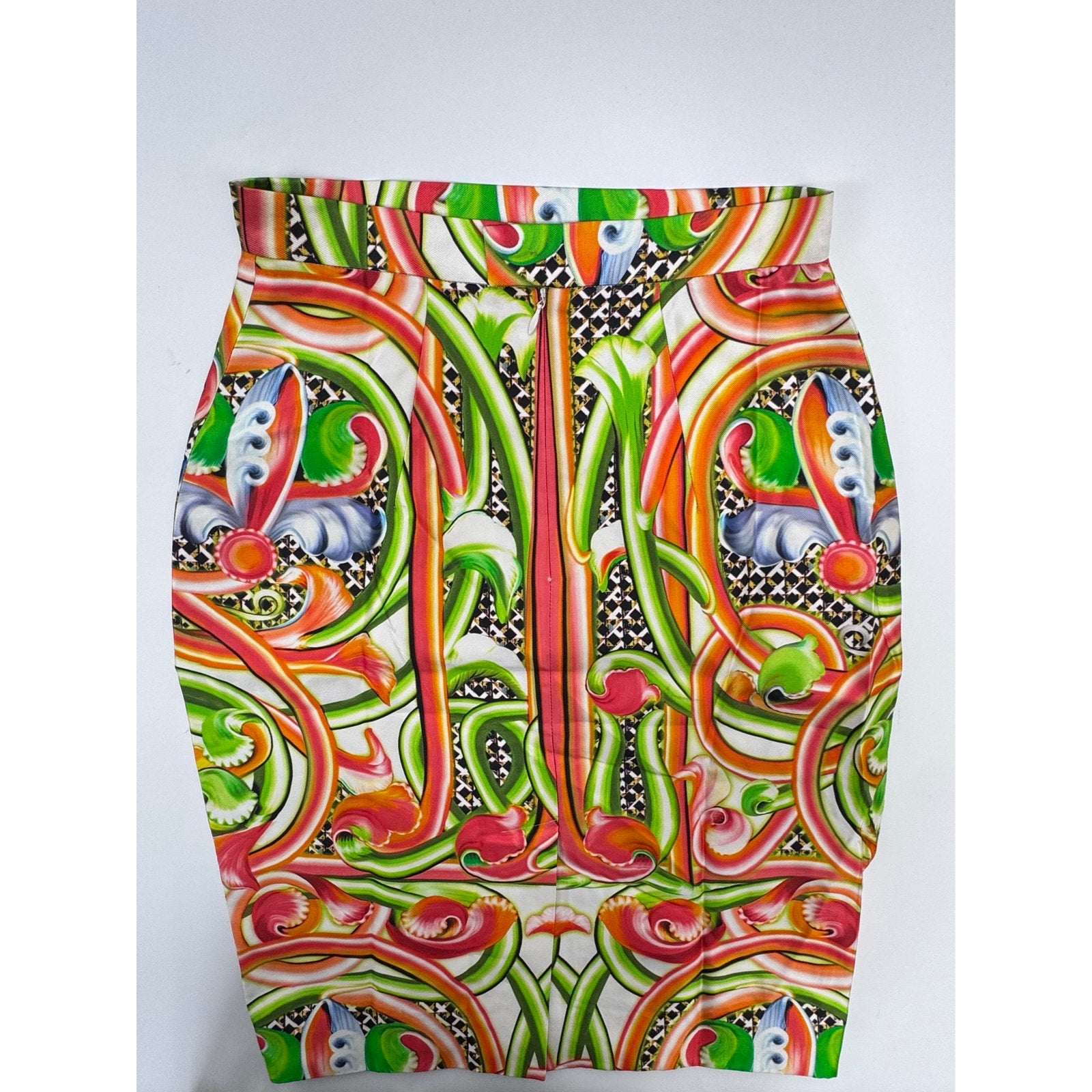 Peter Pilotto NWT Silk Floral Pencil Skirt US 4 UK 8 Multicolor Designer